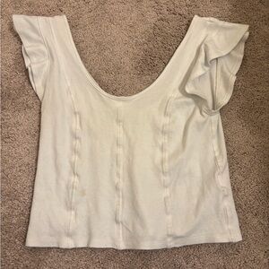 White Free People Top
